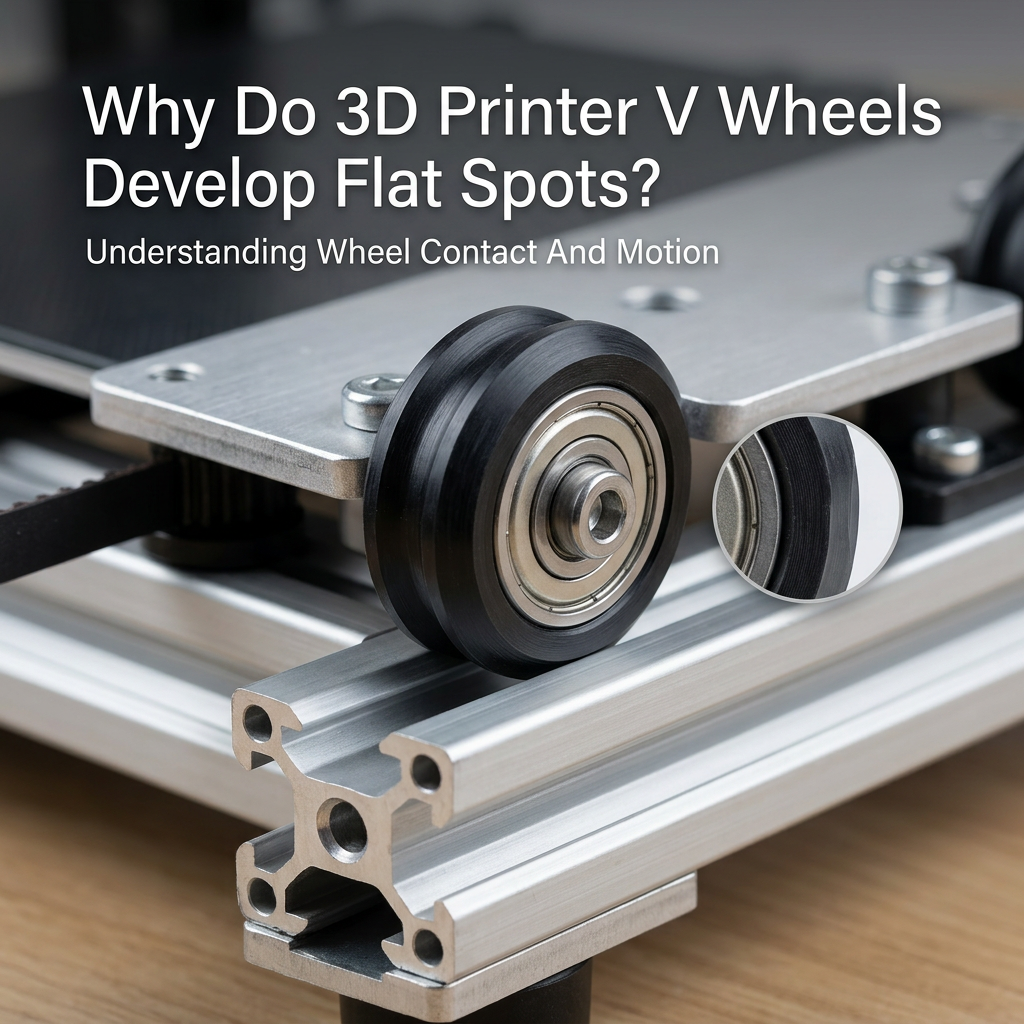  3D Yazıcı V Tekerleklerinde Neden Düz Noktalar Oluşur?